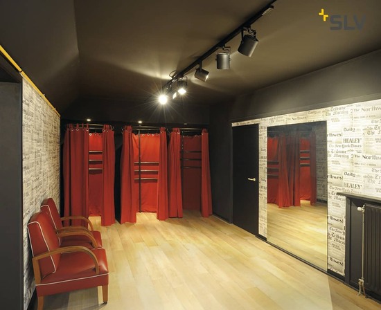 SLV 153420 EURO SPOT ES111 Strahler rund schwarz GU10 max. 75W inkl. 3P.-Adapter