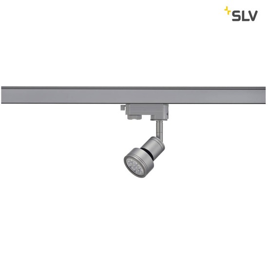 SLV 153564 PURI Lampenkopf silbergrau GU10 max. 50W inkl. 3P.-Adapter