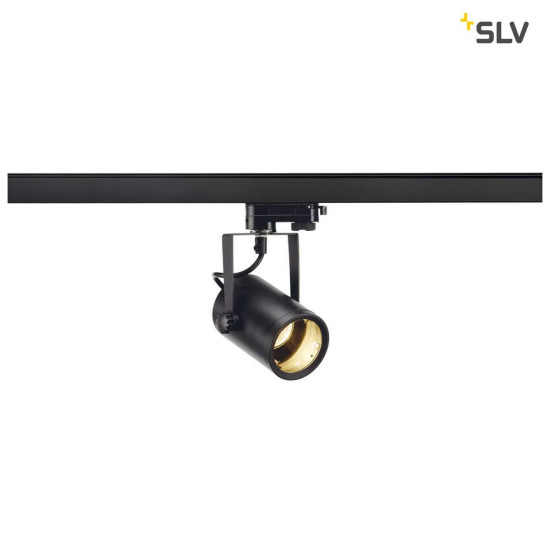 SLV 153850 EURO SPOT GU10 schwarz max. 25W inkl. 3P.-Adapter