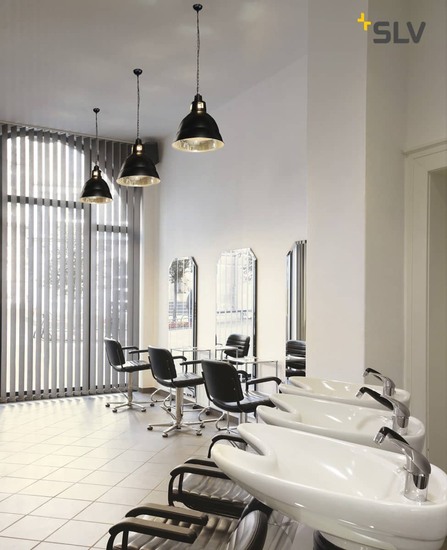 SLV 165359 PARA 380 Reflektorleuchte schwarz E27 max. 160W