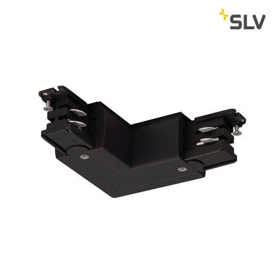SLV 175120 L-Verbinder für S-TRACK 3P.Schiene Erde außen schwarz