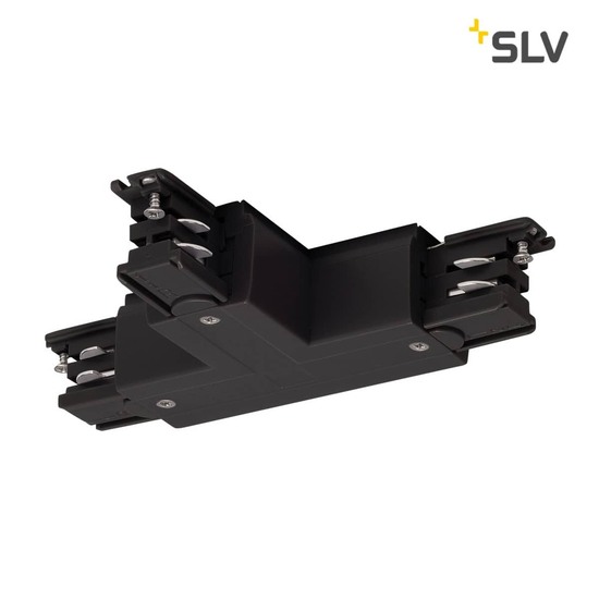 SLV 175130 T-Verbinder für S-TRACK 3P.Schiene Erde links schwarz