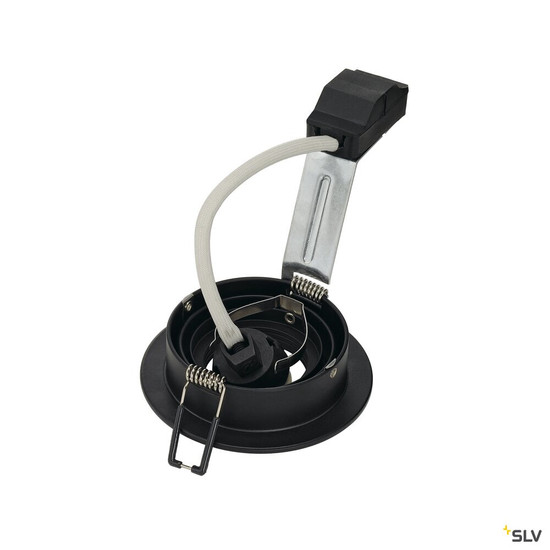 SLV 199980 PIREQ, mattschwarz, max. 50 W, inkl.Clipfedern