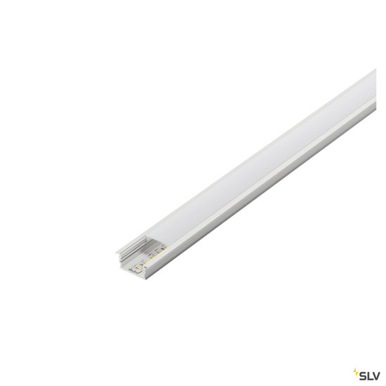 SLV 214394 GLENOS®, Linear-Einbau-Profil 3314, aluminium eloxiert, 1 m