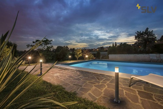 SLV 228110 TRUST 60 LED Stehleuchte Edelstahl