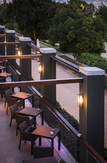 SLV 230655 MERIDIAN BOX Aussenleuchte anthrazit E27 max. 25W klarer Kunststoff