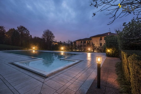 SLV 232075 PHOTONIA Wege- und Standleuchte A60 rund anthrazit klares Glas