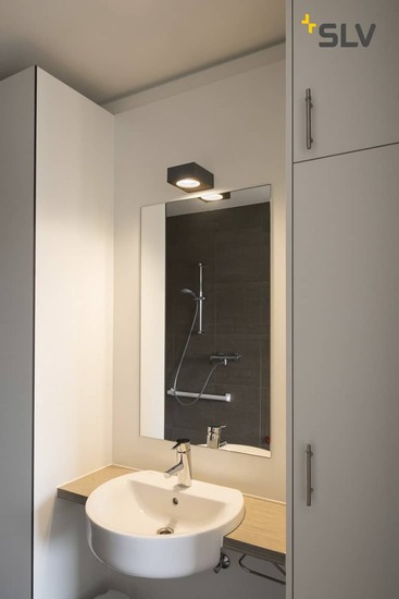 SLV 232285 QUADRASYL Wandleuchte WL 15 eckig anthrazit GX53 max. 11W