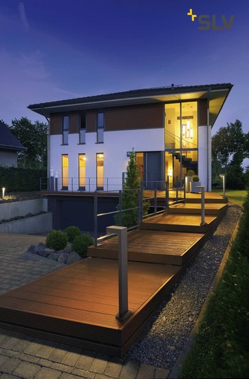 SLV 232294 QUADRASYL Stehleuchte SL 75 eckig silbergrau GX53 max. 11W