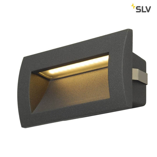 SLV 233625 DOWNUNDER OUT LED M Wandeinbauleuchte anthrazit