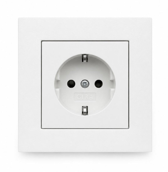 SOIXX Aufsteckrahmen Weiß für Gira System 55 für Steckdosen und Lichtschalter Modernes Upgrade