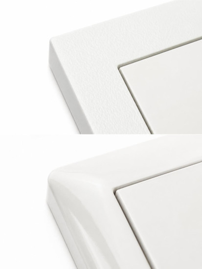 SOIXX Aufsteckrahmen Weiß für Gira System 55 für Steckdosen und Lichtschalter Modernes Upgrade