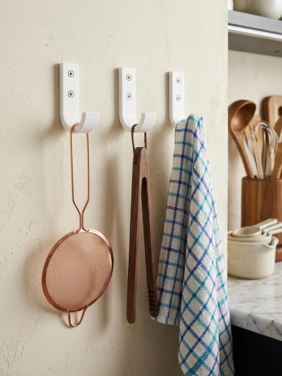 5 x SOIXX Haken J Wandhaken Weiß