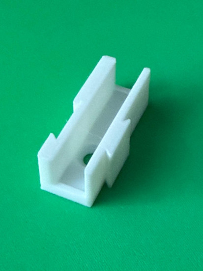 10 x SOIXX Halterung XWM für Durchgangsverbinder WAGO 221-2411 Weiß