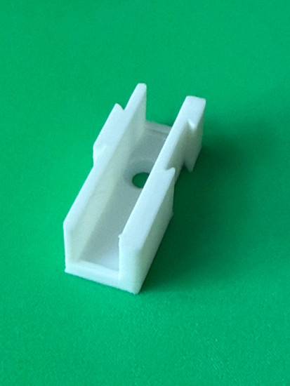 10 x SOIXX Halterung XWM für Durchgangsverbinder WAGO 221-2411 Weiß