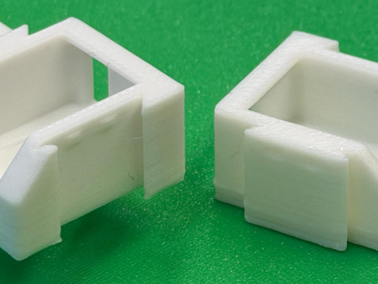 10 x SOIXX Halterung XWM Ecke 5x Links und 5x Rechts Weiß