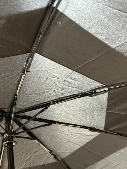 SOIXX Regenschirm Sturmfest bis 140km/h inkl. Reise-Etui, Taschenschirm mit Auf-Zu-Automatik, Doppelt belüftetes Vordach