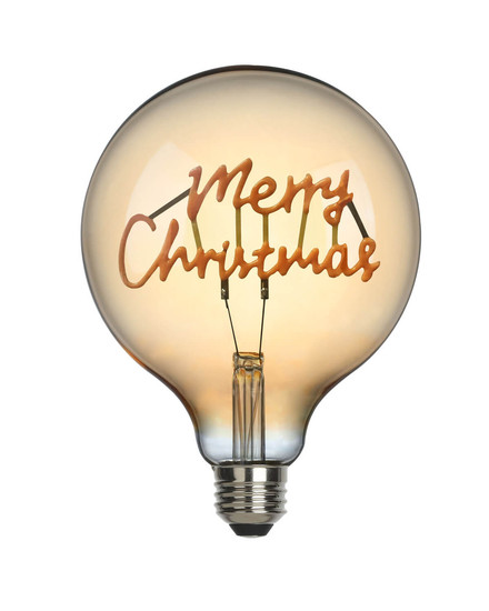 Sompex MERRY CHRISTMAS Leuchtmittel Bernstein E27 1,5W 625149