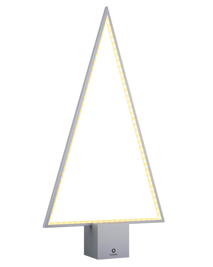Sompex PINE 2.0 Akku-Tischlampe Silber 2,2W steuerbare Lichtfarbe 72426