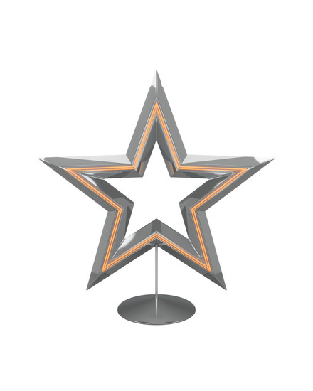 Sompex FREESTAR Akku-Tischlampe Chrom 1W 72441