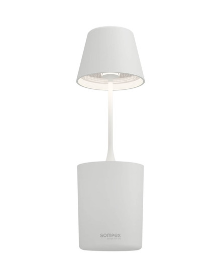 Sompex PEEKY Akku-Tischlampe Weiß 0,8W Warmweiss IP44 72720