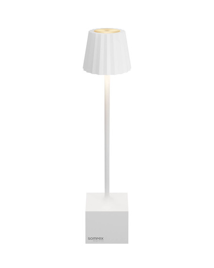 Sompex DENNIS Akku-Tischlampe Weiß 1,5W steuerbare Lichtfarbe IP44 78640