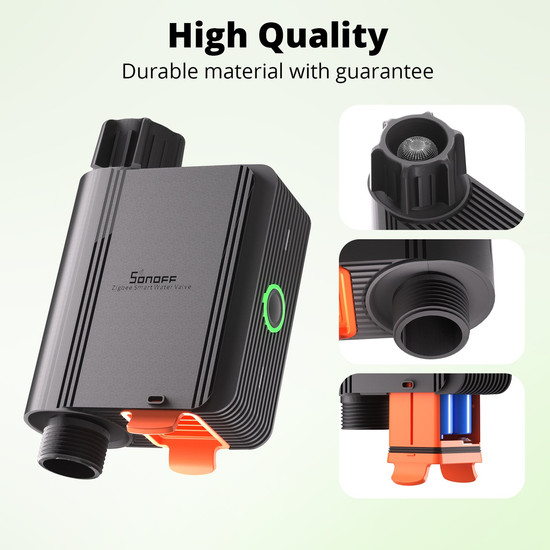 SONOFF Zigbee Smart Wasserventil, Bewässerungscomputer, für Garten SWV-BSP