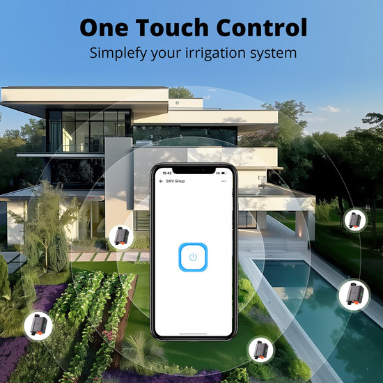 SONOFF Zigbee Smart Wasserventil, Bewässerungscomputer, für Garten SWV-BSP