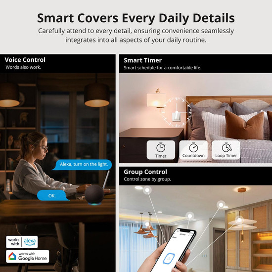 SONOFF ZBMINI Extreme Zigbee Smart Switch, Lichtschalter Relais, Unterputz, mit Neutralleiter ZBMINIR2