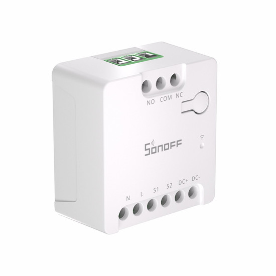 SONOFF MINI Dry WiFi Smart Switch (Trockenkontaktrelais), Lichtschalter Relais, Potentialfrei, Garagentorsteuerung, Unterputz HomeKit MINI-D