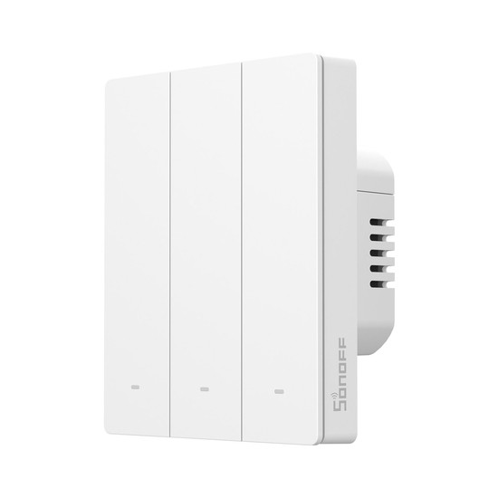 SONOFF SwitchMan Zigbee Smart Wandschalter, ZBM5 80/86 Typ, Lichtschalter Relais, 3-Fach ZBM5-3C-80W