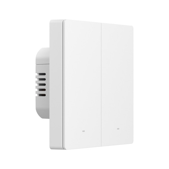SONOFF SwitchMan Zigbee Smart Wandschalter, ZBM5 80/86 Typ, Lichtschalter Relais, 2-Fach ZBM5-2C-86W