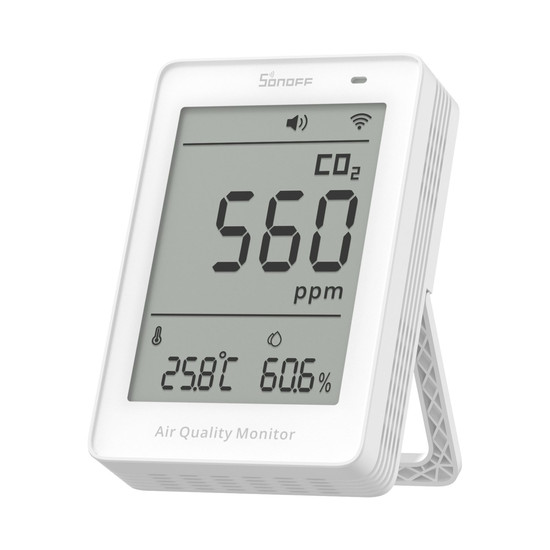 SONOFF AirGuard CO2 Matter über WiFi Luftqualitätsmonitor, HomeKit, Alexa & Google Home, App SAWF-08P