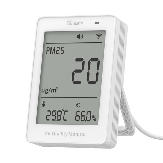 SONOFF AirGuard PM2.5/PM10 Matter über WiFi Luftqualitätsmonitor, HomeKit, Alexa & Google Home, App SAWF-07P