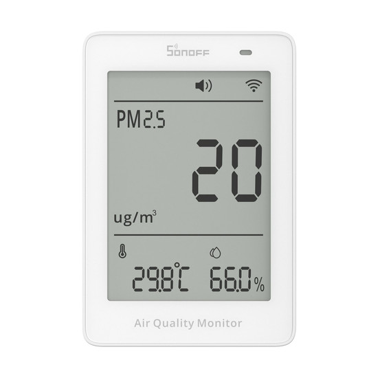 SONOFF AirGuard PM2.5/PM10 Matter über WiFi Luftqualitätsmonitor, HomeKit, Alexa & Google Home, App SAWF-07P