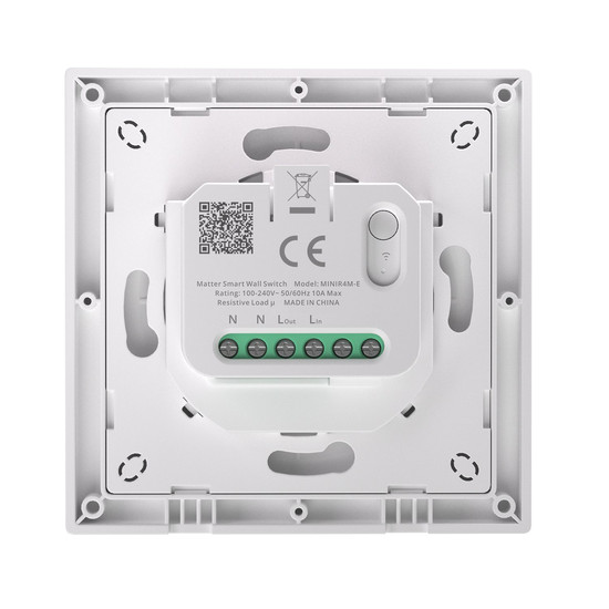 SONOFF Fusion Serie Orb-MW1 Matter über WiFi Intelligenter Wandschalter, Lichtschalter Relais, Unterputz MINIR4M-E