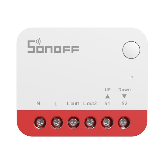 SONOFF Zigbee Smart Rollladenschalter, Jalousiesteuerung, Rollladenmotor, Unterputz MINI-ZBRBS