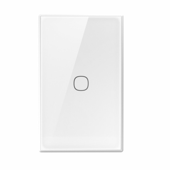 SONOFF Smart Touch Wandschalter, Glasfront, HomeKit, Alexa & Google Home, App T6-1C-120M