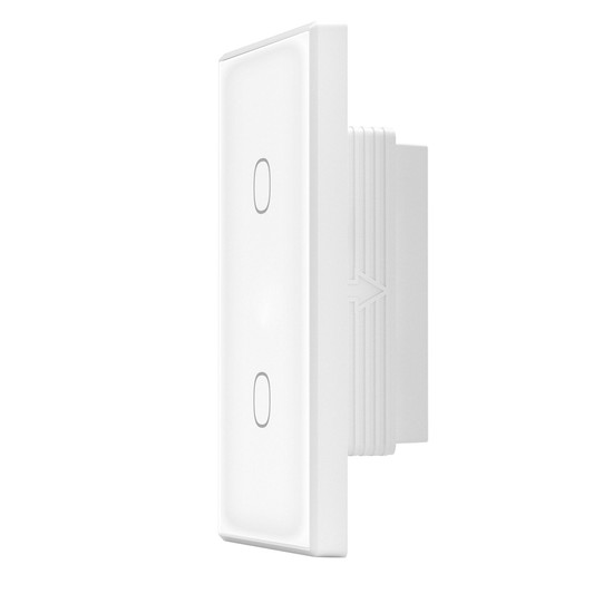 SONOFF Smart Touch Wandschalter, Glasfront, 2-Fach, HomeKit, Alexa & Google Home App T6-2C-120M