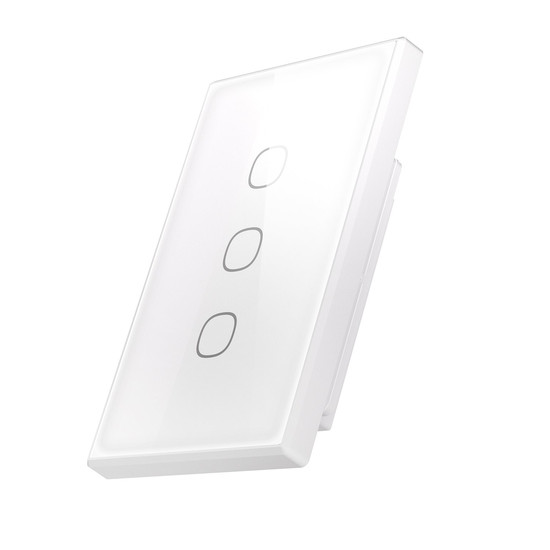 SONOFF Smart Touch Wandschalter, Glasfront, 3-Fach, HomeKit, Alexa & Google Home App T6-3C-120M