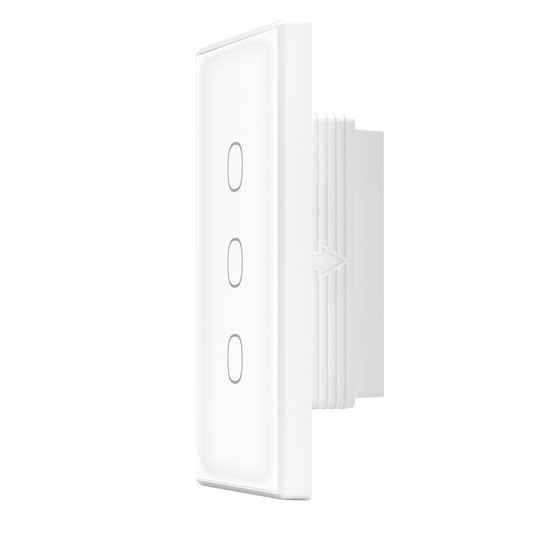 SONOFF Smart Touch Wandschalter, Glasfront, 3-Fach, HomeKit, Alexa & Google Home App T6-3C-120M