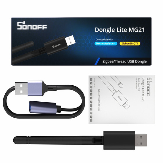 SONOFF Dongle Lite MG21 Zigbee/Thread USB Dongle, Zigbee Koordinator, Home Assistant, Zigbee2MQTT, openHAB Dongle-LMG21