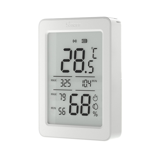 SONOFF AirGuard TH 3,6Zoll LCD Zigbee Temperatur- und Luftfeuchtigkeitssensor, Hygrometer, Hutschiene DIN-Rail SNZB-02DR2