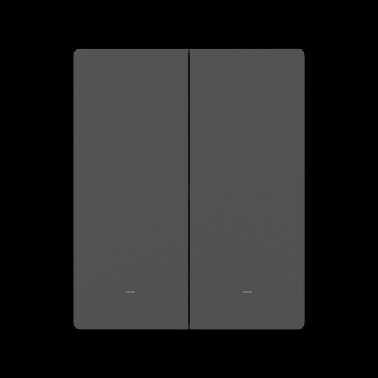 SONOFF SwitchMan Smart-Wandschalter, Lichtschalter Relais, 2-Fach, HomeKit, Alexa & Google Home App M5-2C-80M