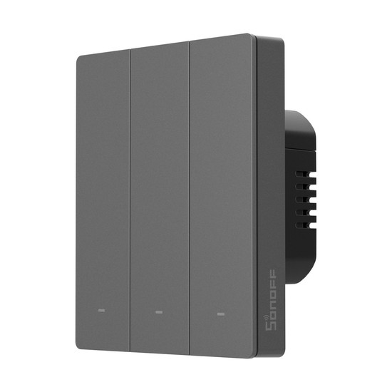 SONOFF SwitchMan Smart-Wandschalter, Lichtschalter Relais, 3-Fach, HomeKit, Alexa & Google Home App M5-3C-80M