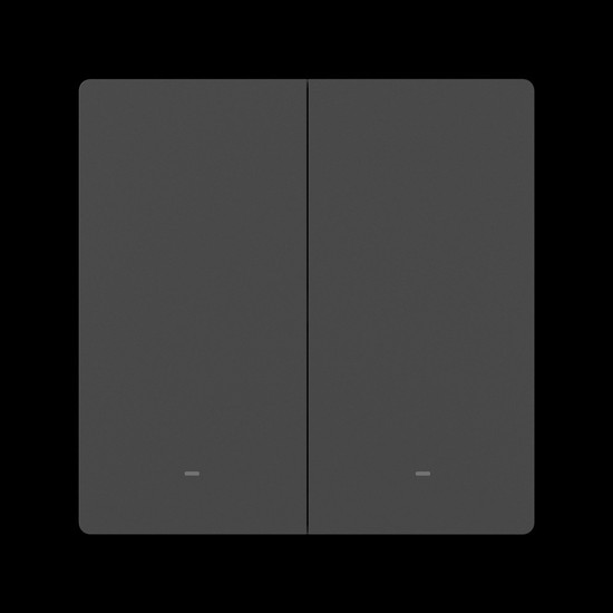 SONOFF SwitchMan Smart-Wandschalter, Lichtschalter Relais, 2-Fach, HomeKit, Alexa & Google Home App M5-2C-86M