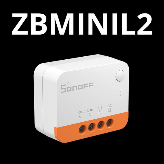 SONOFF ZBMINI Extreme Zigbee Smart Switch, Lichtschalter Relais, Ohne Neutralleiter, Unterputz ZBMINIL2