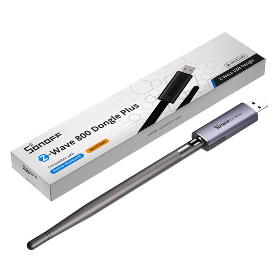 SONOFF Z-Wave 800 Dongle Plus, USB-Controller, EFR32ZG23, Home Assistant, openHAB Dongle-PZG23