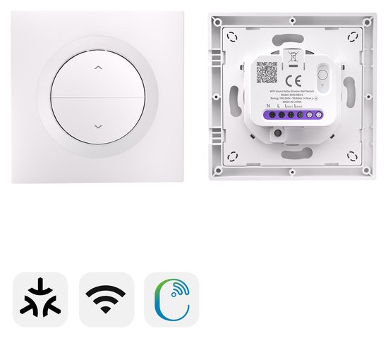 SONOFF Fusion Serie Orb-RBS Matter über WiFi Intelligenter Rollladen-Wandschalter, Jalousiesteuerung, Rollladenmotor, Unterputz MINI-RBS-E