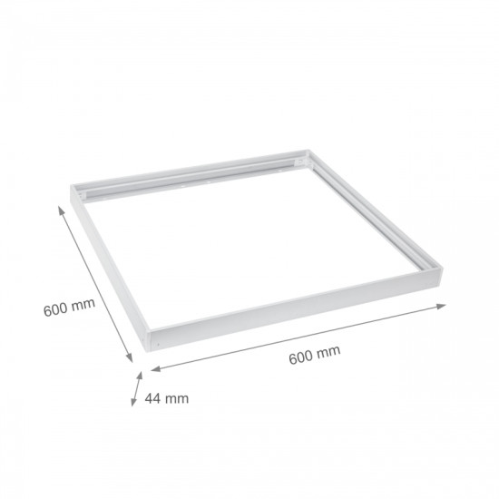Spectrum Einbaurahmen für LED-Panel Algine 600x600mm weiß